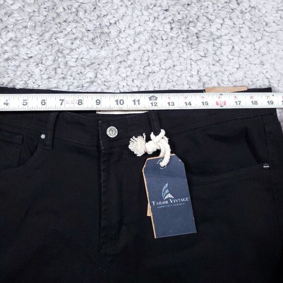 Tailor Vintage Canaan Slim Fit Stretch Black Jeans Men's Size 36 x 32 Stretch - Picture 7 of 9